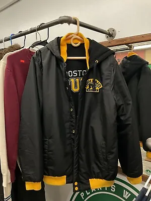 Boston Bruins Reversible JH Design Letterman Jacket • $95