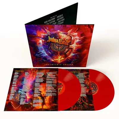 JUDAS PRIEST Invincible Shield Vinyl 2LP (Red) NEW & SEALED Limited Edition • £32.95