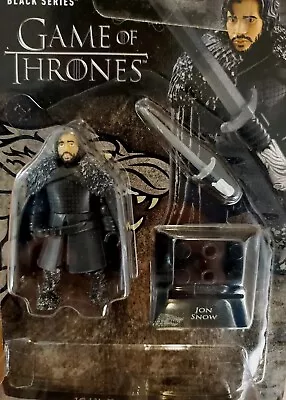 Mega Construx Game Of Thrones Jon Snow Figure Black Series 18 Pieces 2 Inch  • $43.87