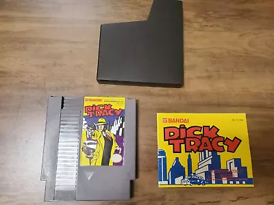 Dick Tracy Nintendo NES Game Cartridge And Manual • $10