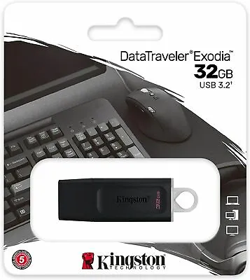 Kingston 32GB DataTraveler Exodia USB 3.2 Flash Drive Thumb/Pen/Jump/USB Stick • $5.90