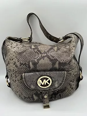 Michael Kors Python Snake Gray Hobo Bag • $49.99