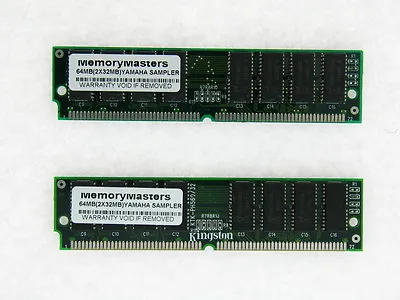 64MB 2x32MB MEMORY RAM UPGRADE 4 YAMAHA MOTIF 6 7 8 SU700 EX5 EX5R EX7 RS7000 • $47.12
