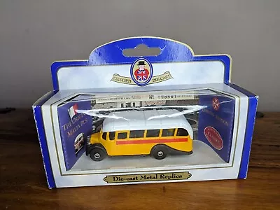 Oxford Malta Bus Diecast Model - Limited Edition Yellow Numbered • £6.99