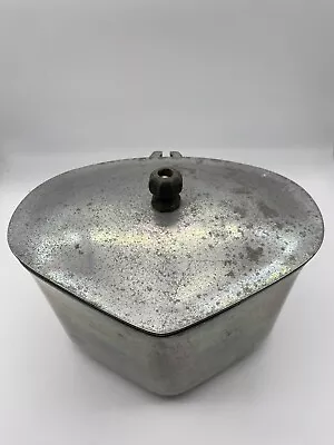 $25.19 • Buy Vintage Super Maid Cookware Triangle Cast Aluminum Cooking Pot & Lid
