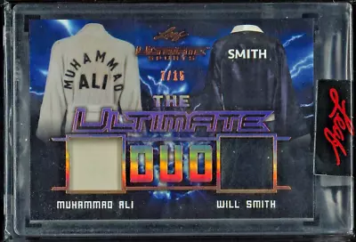 2021 Leaf Ultimate Muhammad Ali & Will Smith Game Worn Relics 7/15 Boxing • $70