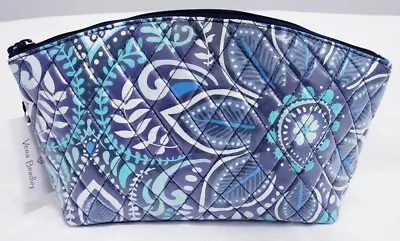 Vera Bradley Grand Travel Cosmetic Bag Blue Island Medallion EXACT ONE NWT • $19.95