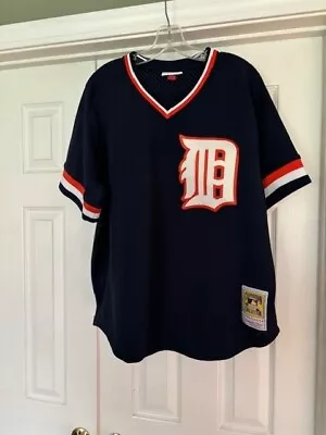 Authentic Mitchell & Ness Kirk Gibson Detroit Tigers Batting Practice Jersey 48 • $50
