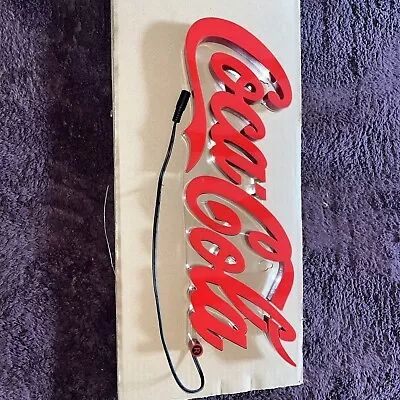 Coca Cola Red Light Up Sign • £100