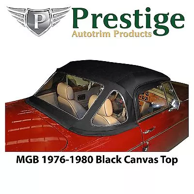 MGB Convertible Top Soft Top Tops 1976-1980 Black Canvas With Zippered Window • $630