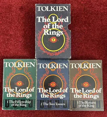 The Lord Of The Rings J.R.R. Tolkien Vintage 1970’s Paperback Book Set X 3 Books • £22