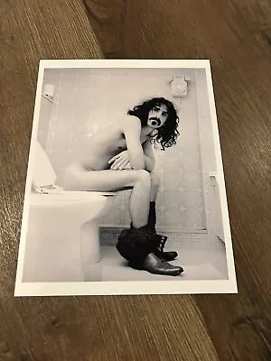 FRANK ZAPPA Art Photo 8 X10  Bathroom Dorm Toilet Bathroom Poster Composer • $8.99