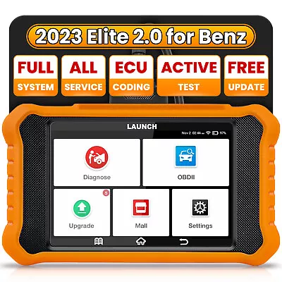 LAUNCH Creader Elite 2.0 For Mercedes-Benz Bidirectional Diagnostic Tool Scanner • $129