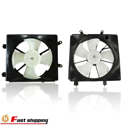 New Radiator AC Condenser Cooling Fan For 2001-2005 Honda Civic 1.7L Left+Right • $71.45