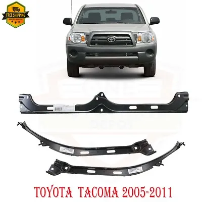 $39 • Buy Front Center+ Outer Bumper Mounting Bracket Set Of 3 For 2005-2011 Toyota Tacoma