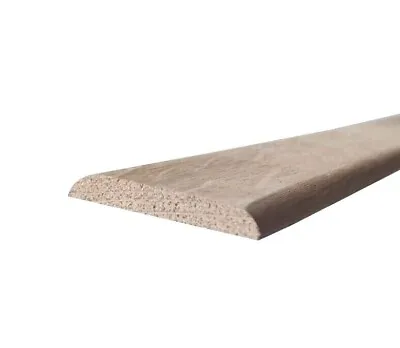 Solid Oak Two Round Edges Cover Strip Threshold Moulding Door Bar 900mm • £6.50