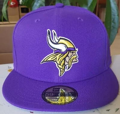 Minnesota Vikings NFL New Era Purple 59FIFTY Fitted Hats Cap • $38.98