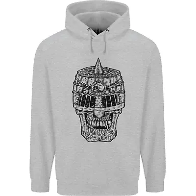 Medieval Skull Helmet Mens 80% Cotton Hoodie • $44.83