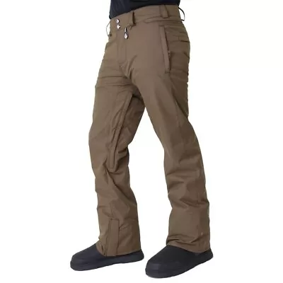 Volcom Snow Chino Shell Snowboard Pants Men's Large Brown New • $99.99