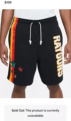 NIKE SHORTS DRI-FIT ROSWELL RAYGUNS MEN'S L Sports Pants Basketball  • $42