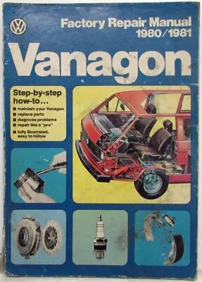 1980-1981 VW Vanagon Service Shop Repair Manual • $78.34