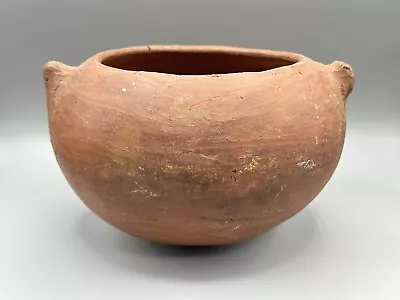 Vintage Mexican Or Mayan Clay Vase Vessel Handmade Old  • $79.99