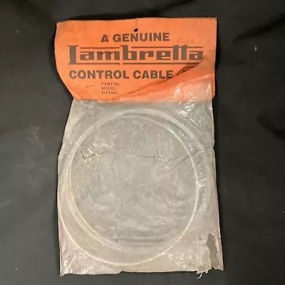 Nos Lambretta Control Cable Card Labels - Genuine • £2