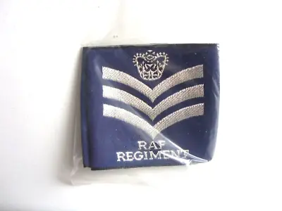 Raf Regiment Shirt Flight Sgt  Pair Of Rank Badges / Slides - Royal Air Force Uk • £2.99