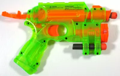 NERF Nite Finder Night EX-3 Sonic Green Gun With Laser Sight Clear RARE Colour • $12.98