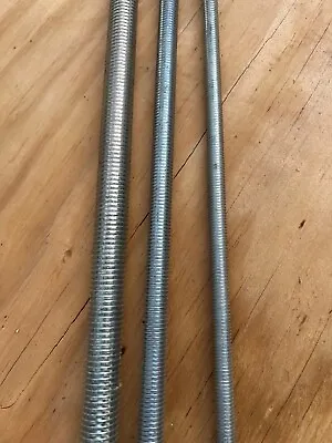 All Thread Rod 3/8  1/2' 5/8  Zinc Plated Different Lengths You Choose!!! • $3