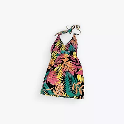 VICTORIAS SECRET VS Bra Tops Halter Sundress Cover-Up Small Womens S Tropical • $34.99