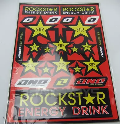 New Rockstar Kawasaki Motocross Decals Sticker Kit Kx Kxf Kdx Kl Klx Kmx Graphic • £4.19