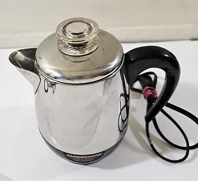 Farberware Superfast Model 134 A Electric Percolator 2-4 Cup Made In USA Tested • $32.99