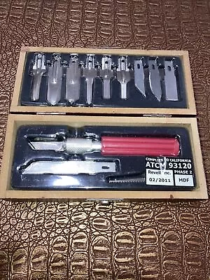 Vintage X-Acto Knife Blade Hobby Craft Cutter Set In Wood Box • $23.29