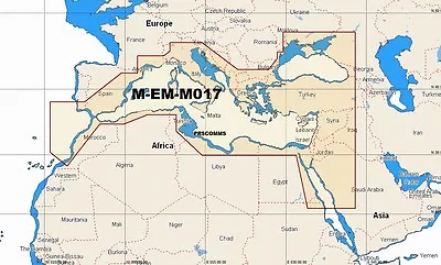 C-MAP MAX MEGAWIDE M-EM-M017 ITALIAN - MEDITERRANEAN & BLACK SEA MSD/SD Chart • $365.08