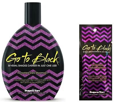 Supre Tan Go To Black INCREDIBLE DARK MAXIMIZER With Argan Oil - Fast Dispatch • £4.69