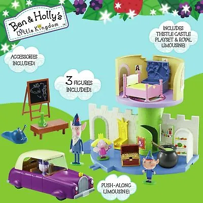 £49.99 • Buy Ben & Holly Royalty Playset Elf Nanny Plum Figures Limousine Car + Accessories