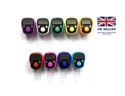 £8.99 • Buy 5 X Led Digital Finger Tally Counter Tasbeeh Islamic Muslim Ramadhan Eid Gift