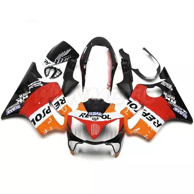 Orange Red Black ABS Fairings For Honda CBR600 F4i 2004 2005 2006 2007 Bodywork  • $390.95