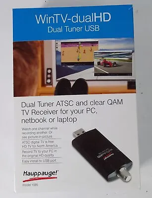 Hauppauge WinTV-dualHD Dual Tuner ATSC And Clear QAM Receiver • $54.99