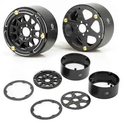 Rhino Carbon Fiber Aluminum 2.2  Pro LightWeight RC Car Crawler Wheel MOA Shafty • $5.69