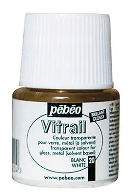 £5.07 • Buy PEBEO VITRAIL GLASS PAINT STAINED TRANSPARENT OPALE OPAQUE COLOURS 45 Ml PEBEO