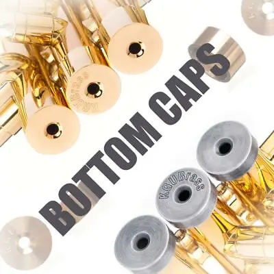 Trumpet Bottom VALVE CAPS. All Trumpets. 3 Sizes. KGUBrass • $55.99