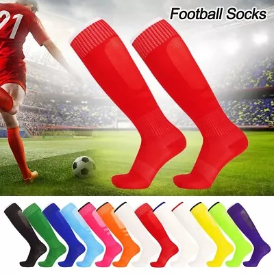 Running Fitness Over The Knee Sports Socks Non Slip Socks Thin Football Socks • £5.47