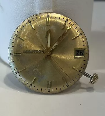 Vintage Bulova Accutron Cal. 218D Electronic Wristwatch Movement Parts / Repair • $49.99