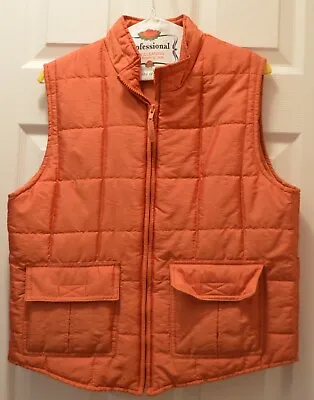 MARTY McFLY~BACK TO THE FUTURE~COSTUME VEST~LADIES SIZE SMALL~EUC~ORANGE VEST • $6.99