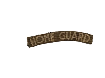 £12.50 • Buy WW2 Home Guard Cloth Printed Shoulder Title Badges