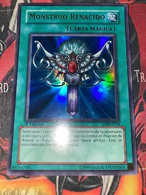 YUGIOH! Spanish Monster Reborn/Monstruo Renacido LDD-S118 LOB-118 1st Edition LP • $19.99