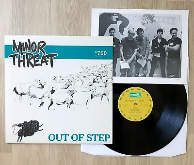 MINOR THREAT Out Of Step Vinyl LP Dischord $7 No Barcord Hardcore Punk MINT • $58