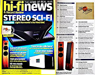 Hi-fi News - Cambridge Azur 752db - Ps Audio P10 - Tad C600/m600 - Fisher Ad800 • £9.99